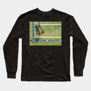 Dog jumping Long Sleeve T-Shirt